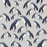 Penguin NZ wallpaper - Custom Print Wallpaper - Grey
