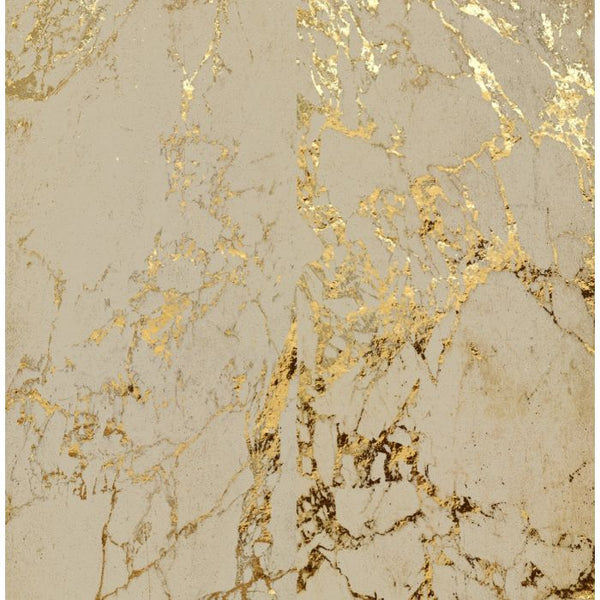 Sample – Marble – Foil Wallpaper – Beige Gold