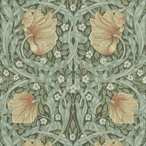 Sample - Pimpernel Wallpaper - Bayleaf/Manilla