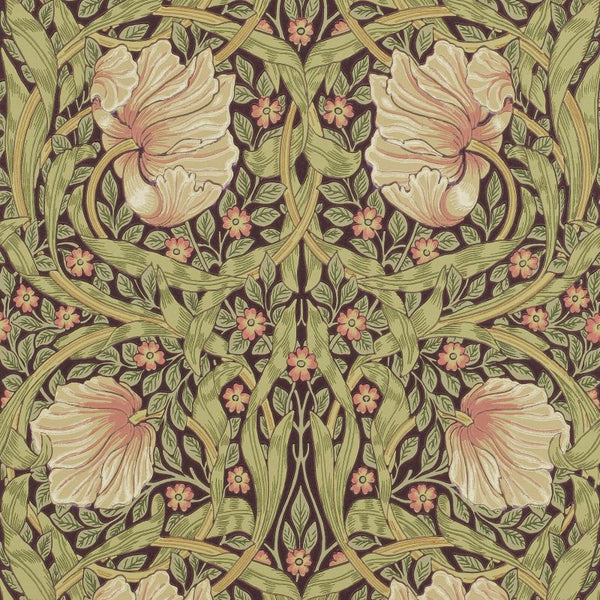 Sample - Pimpernel Wallpaper - Bullrush/Russet
