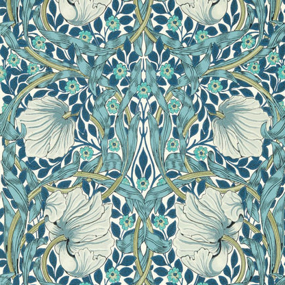 Pimpernel Wallpaper - Cobalt/Mineral