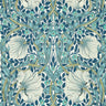 Pimpernel Wallpaper - Cobalt/Mineral