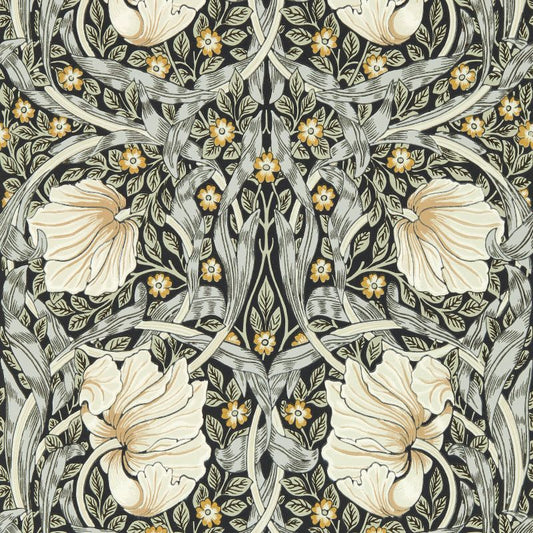 Pimpernel Wallpaper - Ink/Sage