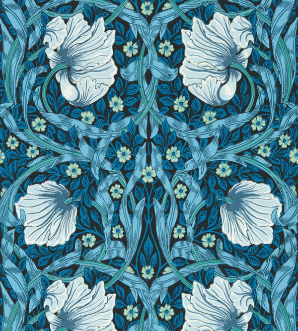 Sample - Pimpernel Wallpaper - Midnight/Opal