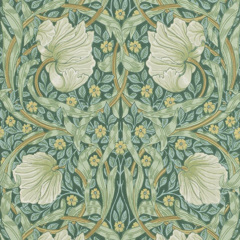 Pimpernel Wallpaper - Privet/Slate