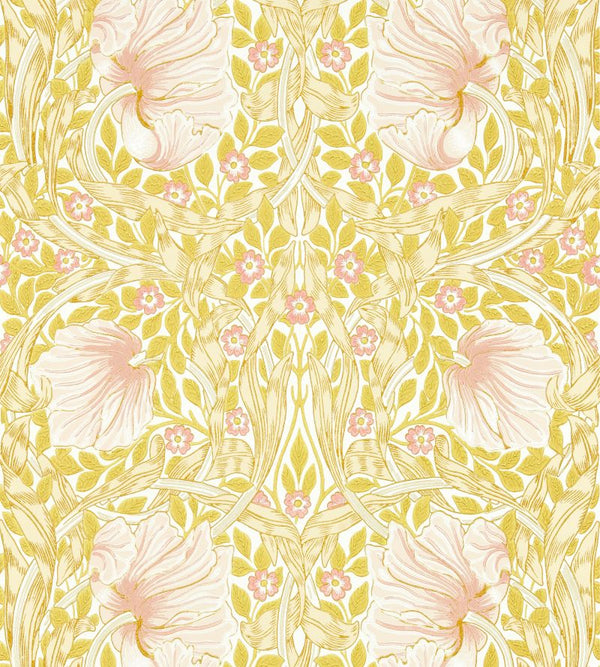 Sample - Pimpernel Wallpaper - Sunflower/Pink