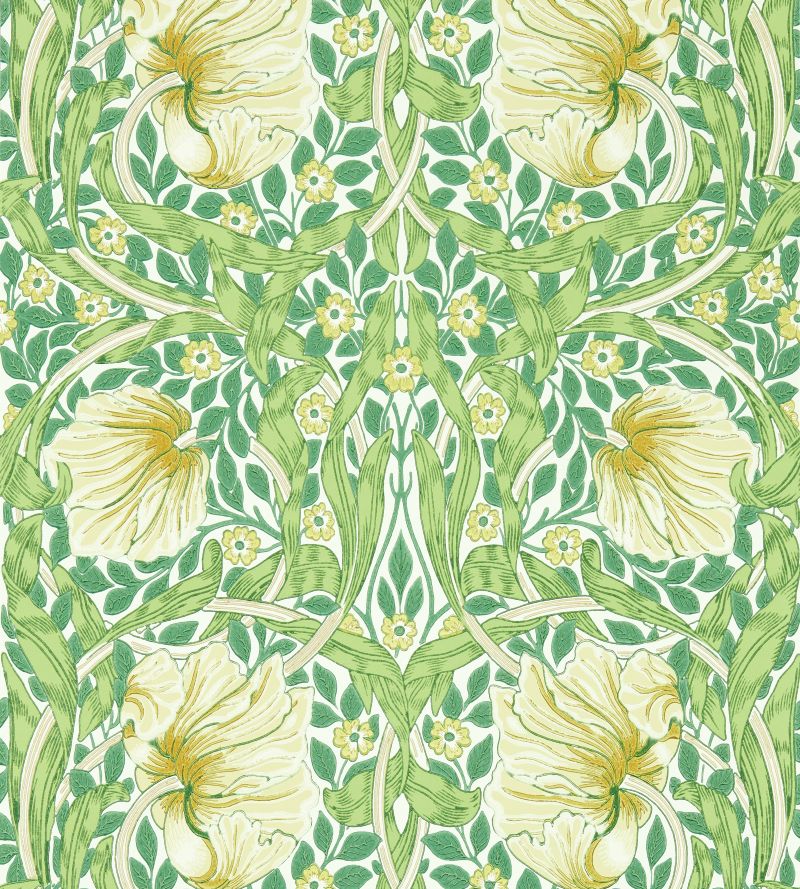 Sample - Pimpernel Wallpaper - Weld/Leaf Green