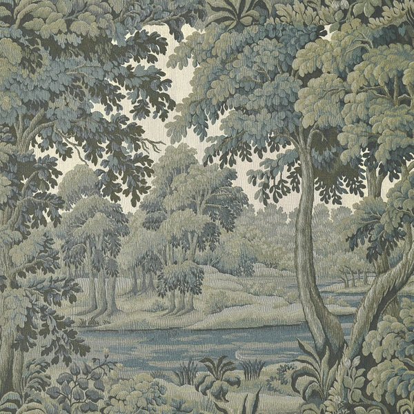 Sample - Plantasia Hybrid Mural Wallpaper - House of Hackney - Sage