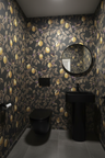 Ponderosa Bird and Lemon Wallpaper - Charcoal