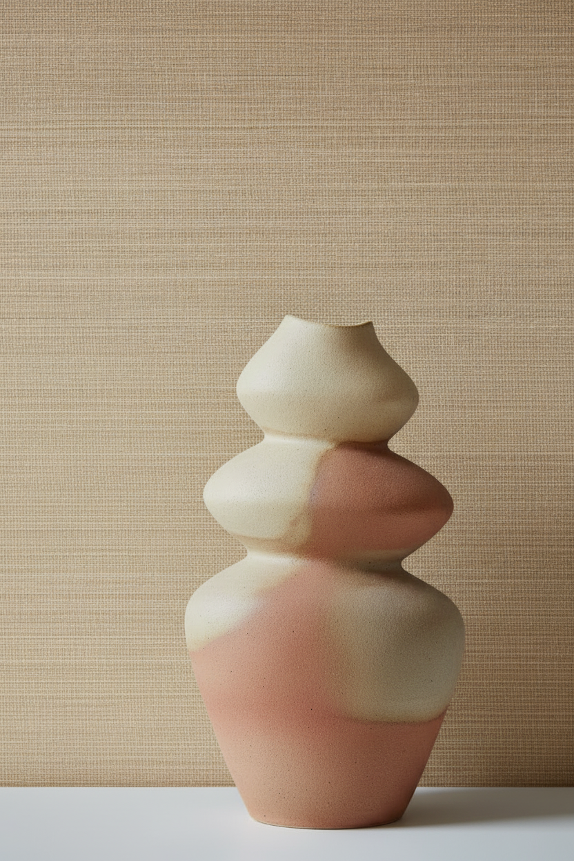 Abaca Natural Fibre Wallpaper - Irish Cream