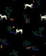 Prehistoric Animal Wallpaper - Black