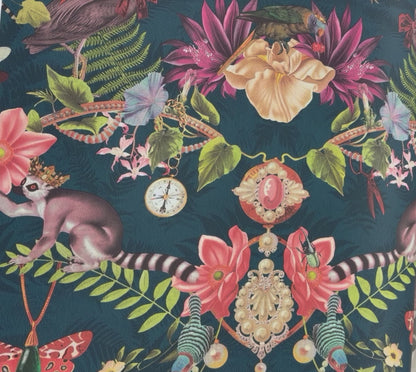 Bohème – Curio Wallpaper – Dark Teal