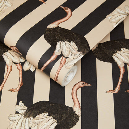 Pride Hybrid Mural Wallpaper - House of Hackney - Clay & Off Black