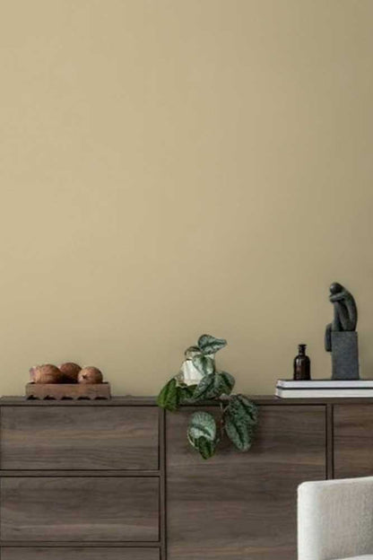 Subtle Linen Wallpaper - Gold