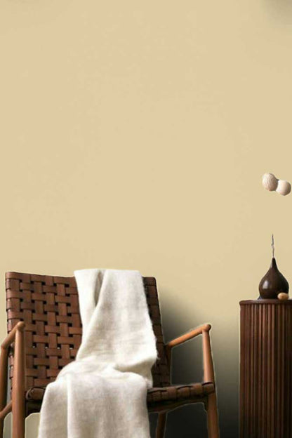 Subtle Linen Wallpaper - Gold