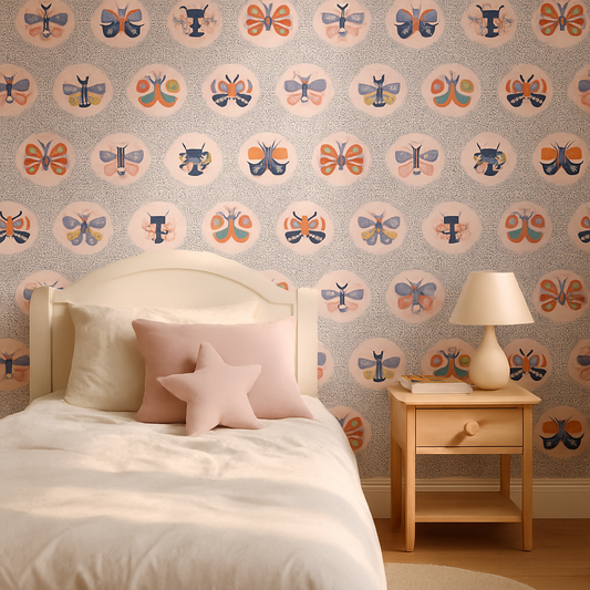 Project Butterfly Custom Sized Wallpaper Mural (per m2)