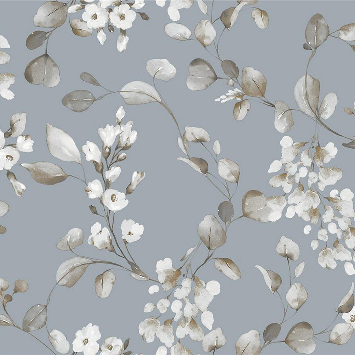 Rosalie Wallpaper - Powder Blue