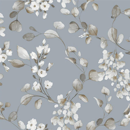 Rosalie Wallpaper - Powder Blue