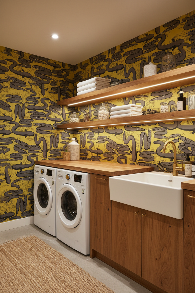 Really Eely - Ochre Laundry Room