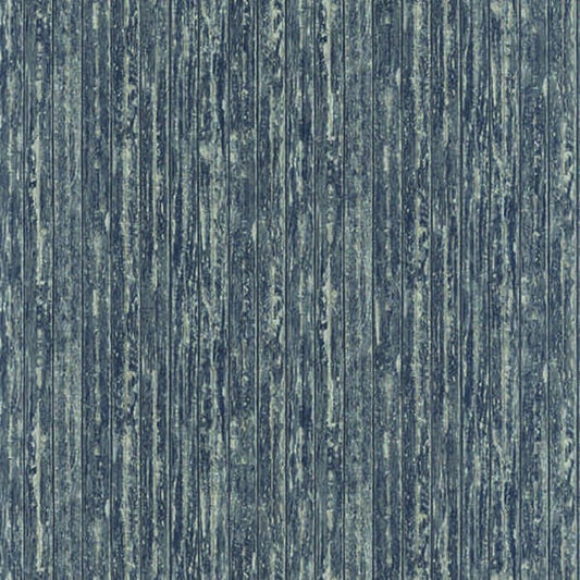 Bordage Textured Vinyl Wallpaper - Teal Blue