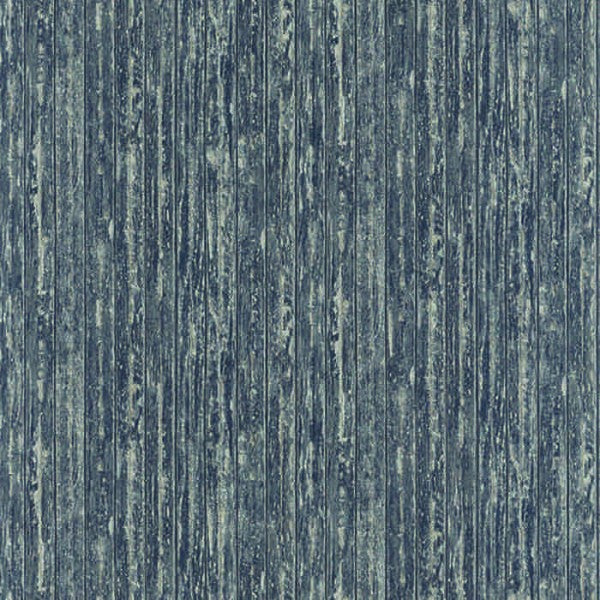 Sample - Bordage textured Vinyl Wallpaper - Teal Blue