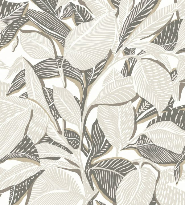 Sample - Riviera Lagoon Wallpaper - Reglisse