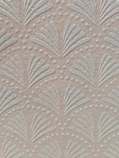 Tiny Wings Textured Sparkle Wallpaper  - Pale Pink