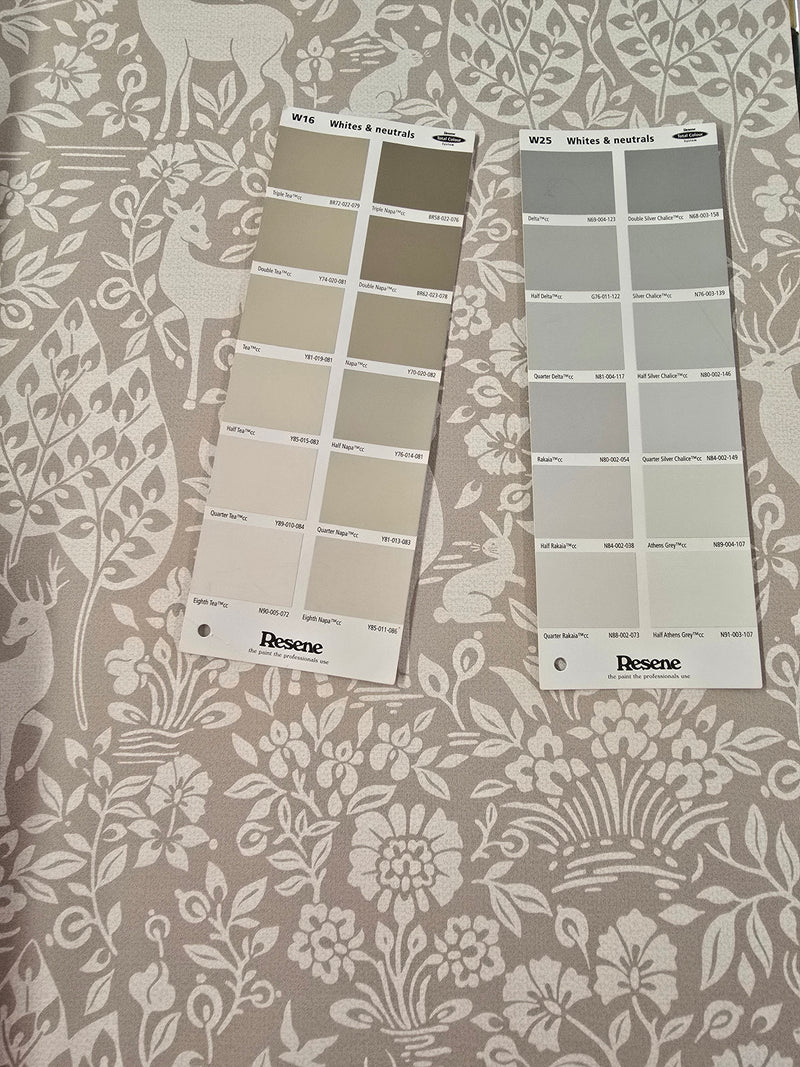 Deer Woods Wallpaper - Taupe