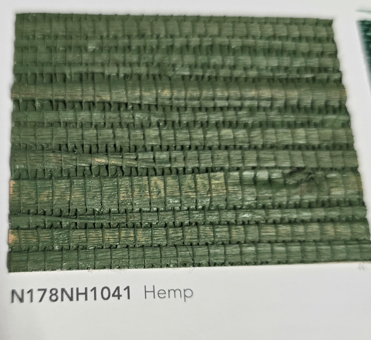 Hemp Revolution - 100% Hemp Wallpaper - Forest Green