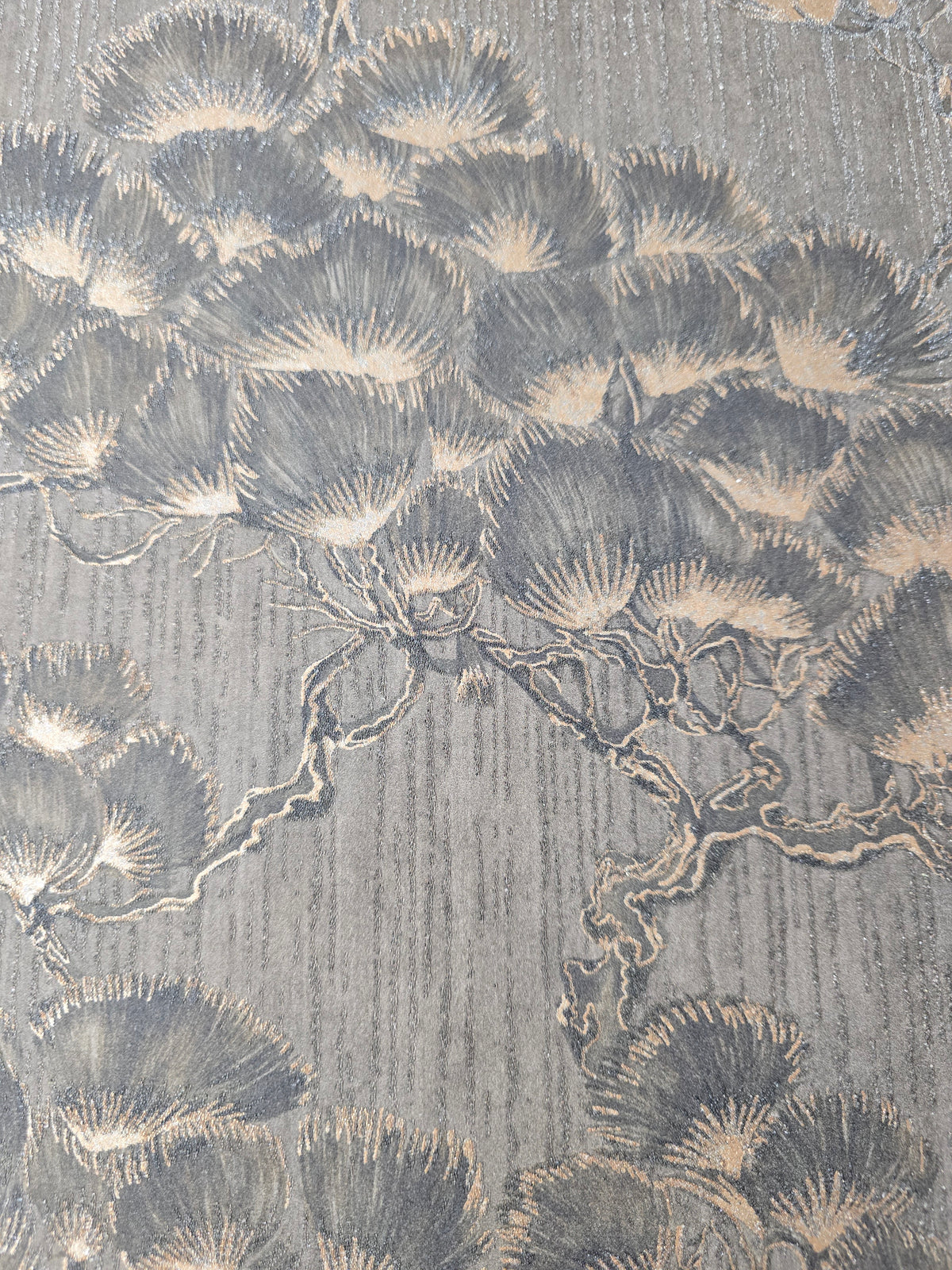 Matsu Luxury Bead Wallpaper – Umber Bronze