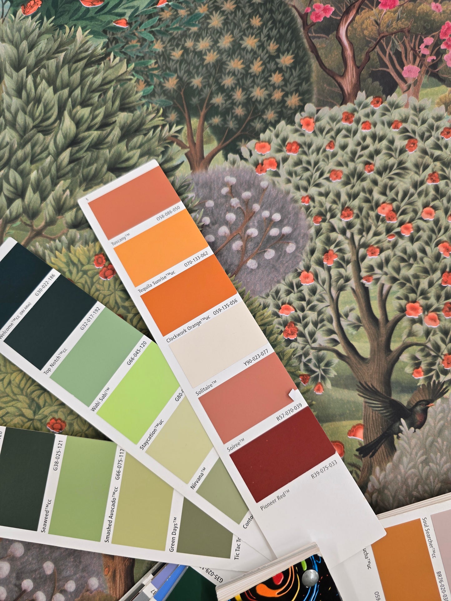 Arboretum Garden Wallpaper - Green