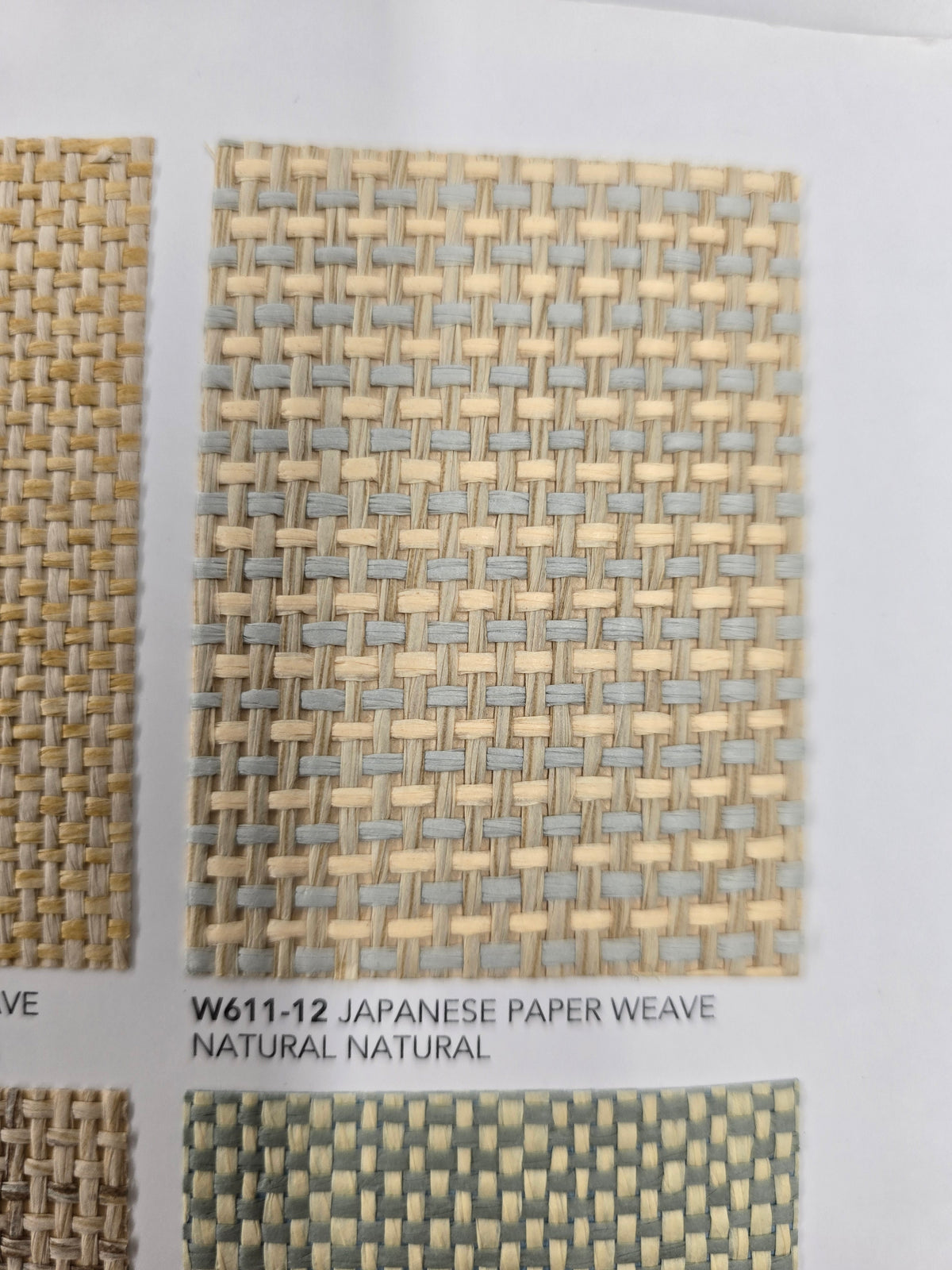 Japanese Paperweave Wallpaper - Natural Natural