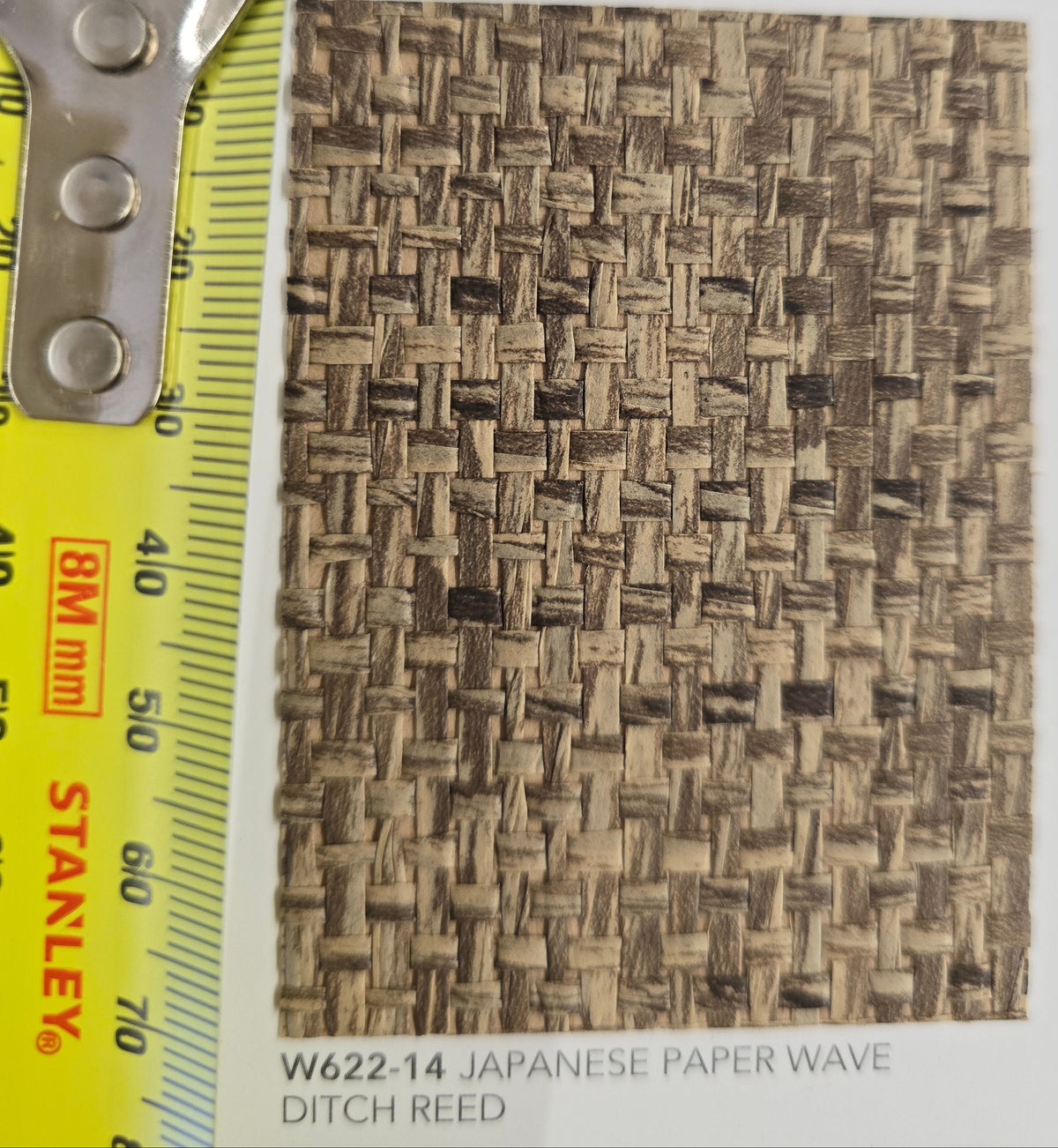 Japanese Paper Weave Wide Wallpaper - Ditch Reed