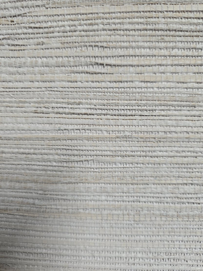 Hemp Revolution - 100% Hemp Wallpaper - Grey White