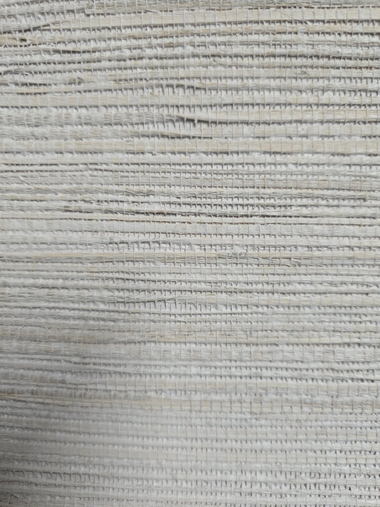 Hemp Revolution - 100% Hemp Wallpaper - Grey White