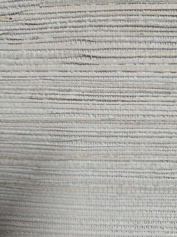 Sample - Hemp Revolution - 100% Hemp Wallpaper - Grey White