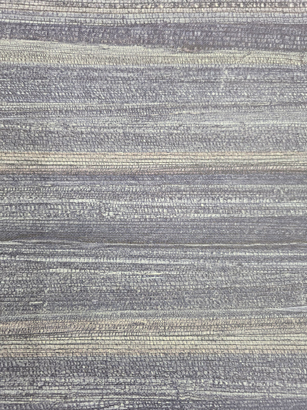 Sample – Vinyl Grasscloth Wallpaper – Blue Ocean
