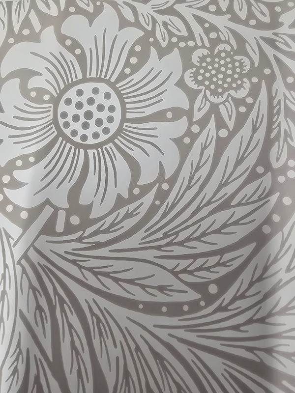 Sample - Marigold Wallpaper - Pewter