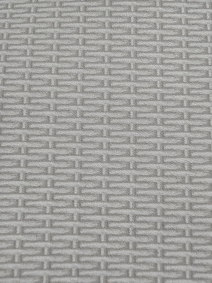 Cordage Weave Textured Vinyl Wallpaper - Beige/White - Last 30 Rolls
