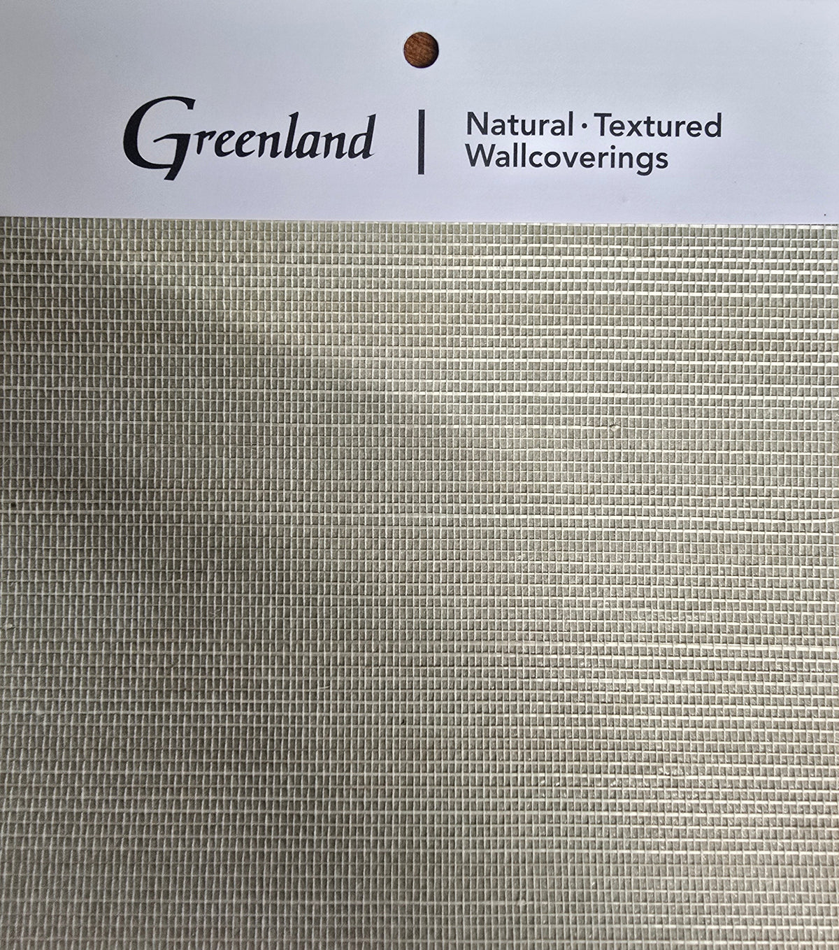 Sample - Shimmery Grasscloth Wallpaper - Golden Cream