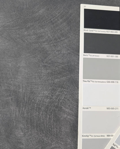 Charred Plaster Vinyl Wallpaper - Charcoal - 43 Rolls Due July