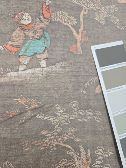 East Gardens Wallpaper - Bronze Brown