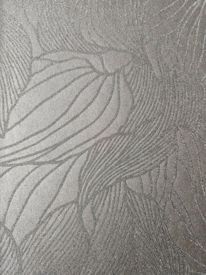 Florelle Velvet Flock Wallpaper – Mocha
