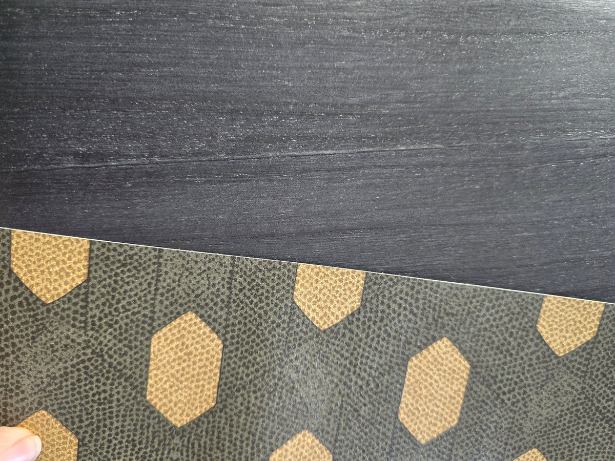 Paulownia - Wood Veneer WIDE Wallpaper - Ebony