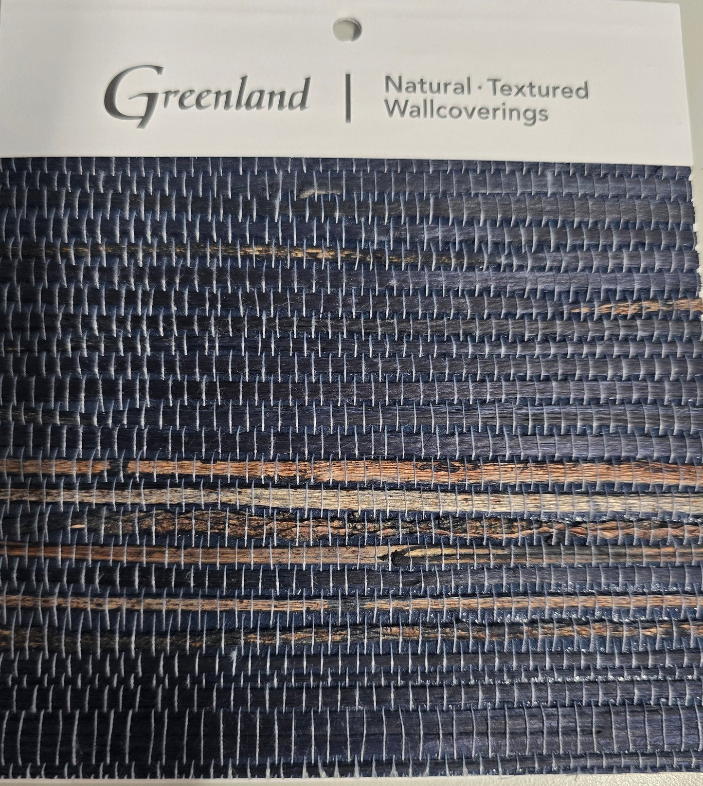 Sample - Hemp Revolution - 100% Hemp Wallpaper - Ink With Natural