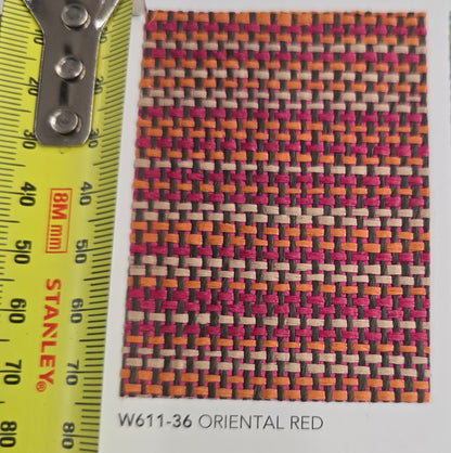 Paper Weave Grasscloth Wallpaper - Oriental Red
