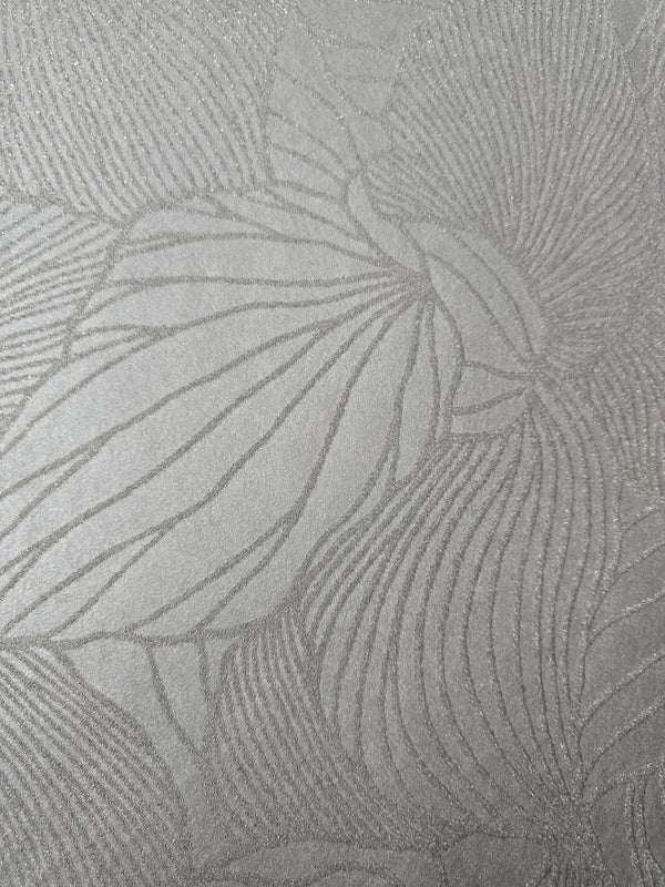 Sample – Florelle Luxury Bead Wallpaper – Stone