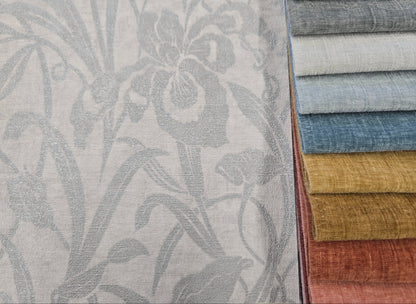 Luxury Floral Damask - Grey/Silver - Wide - 10 Rolls Due October