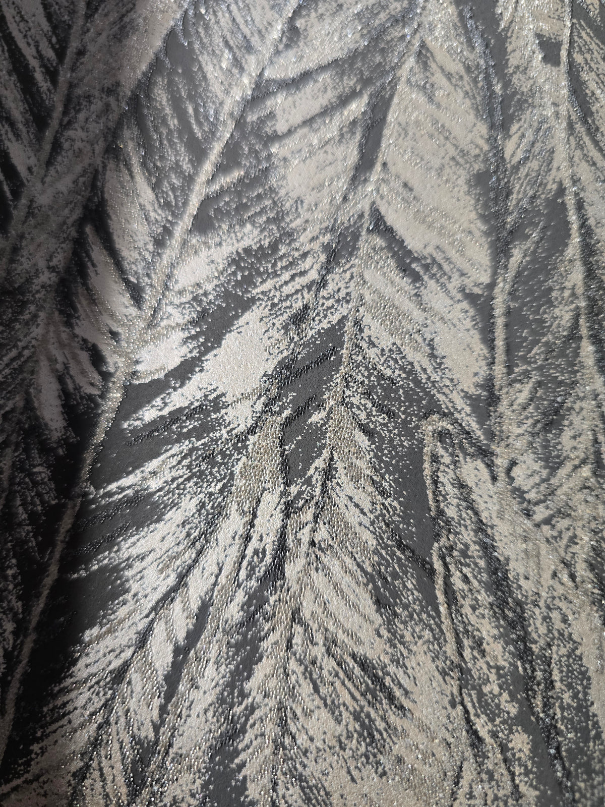 Bulu Luxury Bead Wallpaper – Charcoal Gold