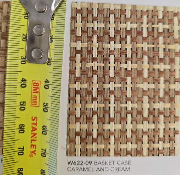 Sample - Japanese Paper Weave Wide Wallpaper - W622-09